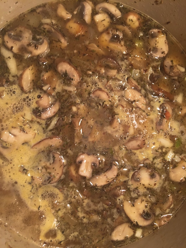 Wine and Broth Coq Au Vin