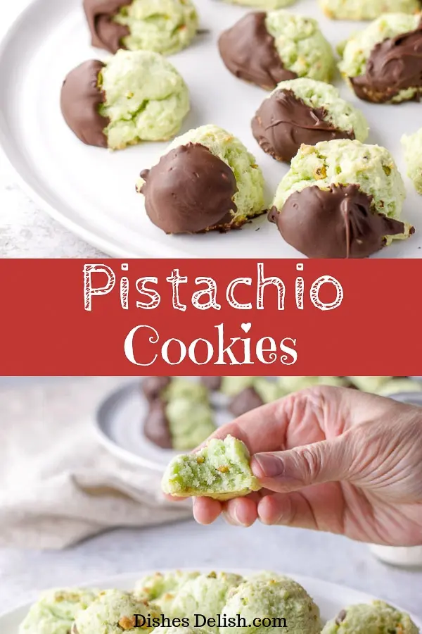 Pistachio Cookies for Pinterest