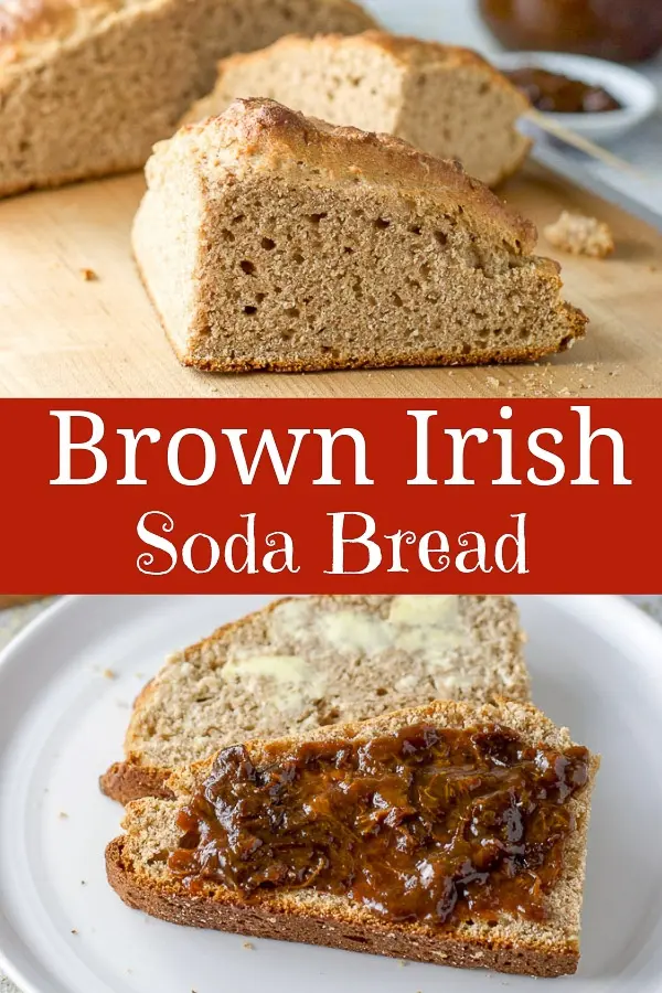 Brown Irish Soda Bread for Pinterest
