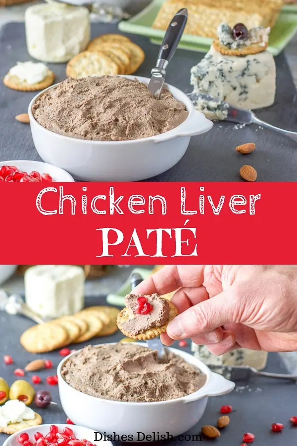 Chicken Liver Pate Recipe for Pinterest