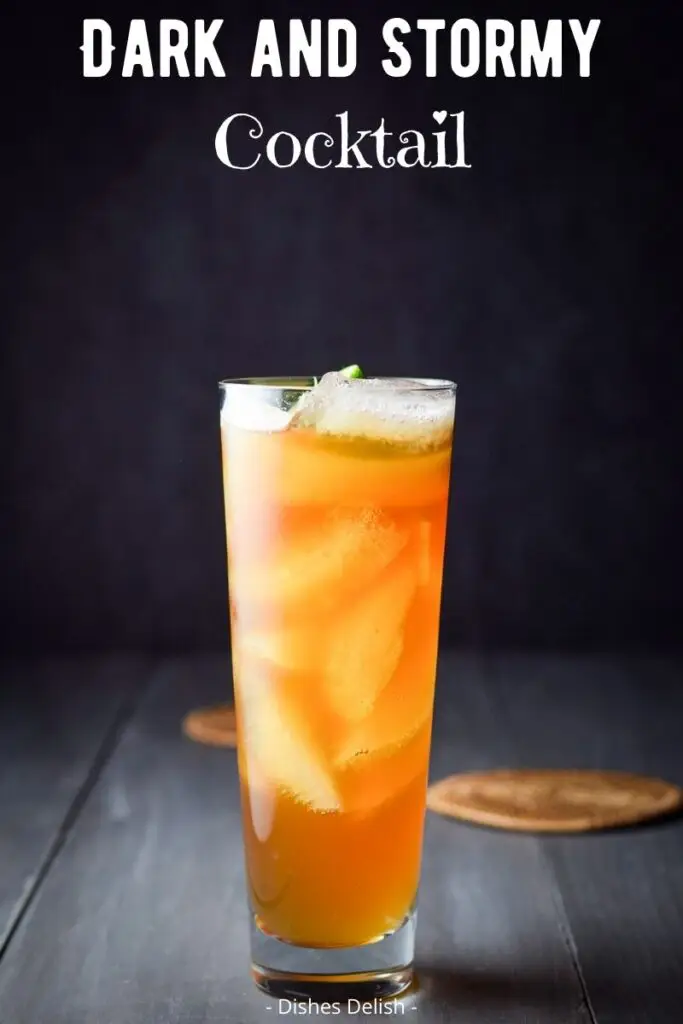 Dark and Stormy Cocktail for Pinterest 2