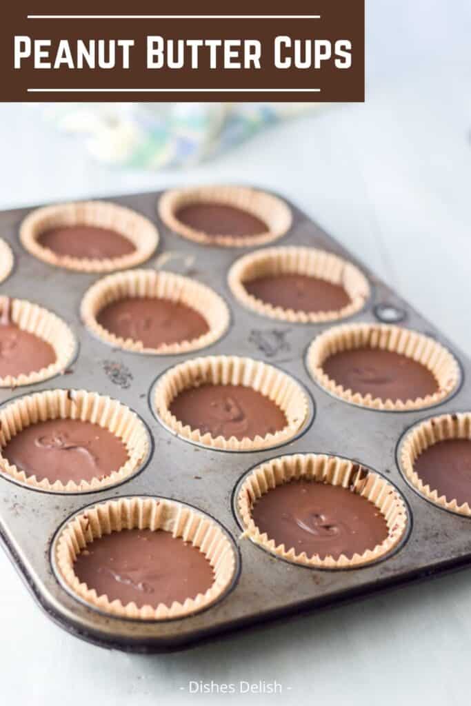 Dark Chocolate Peanut Butter Cups for Pinterest 3