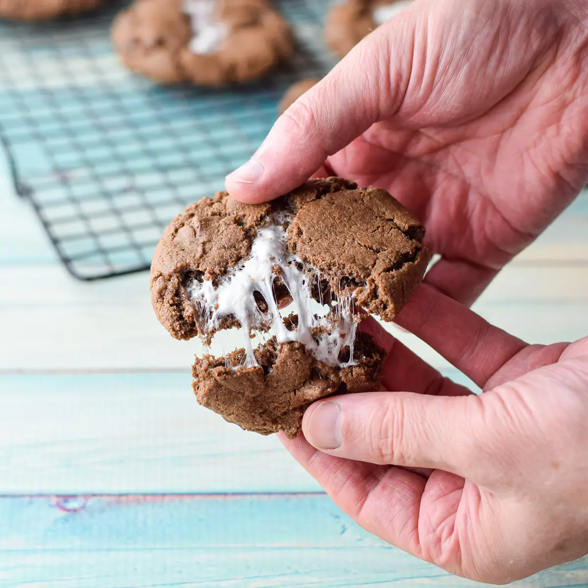 Chocolate Marshmallow Cookies