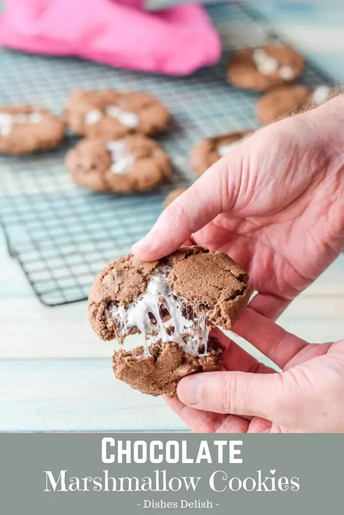 Chocolate Marshmallow Cookies for Pinterest 4