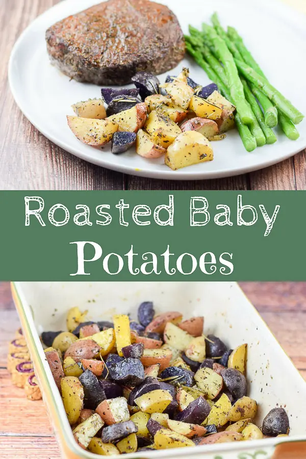 Roasted Baby Potatoes Recipe for Pinterest