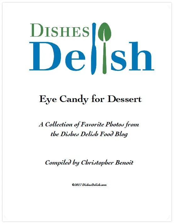 Dishes Delish, eye candy for dessert, free download cover