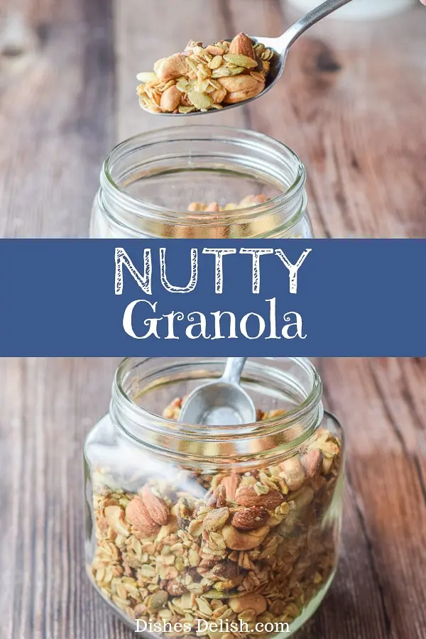Nutty Granola for Pinterest
