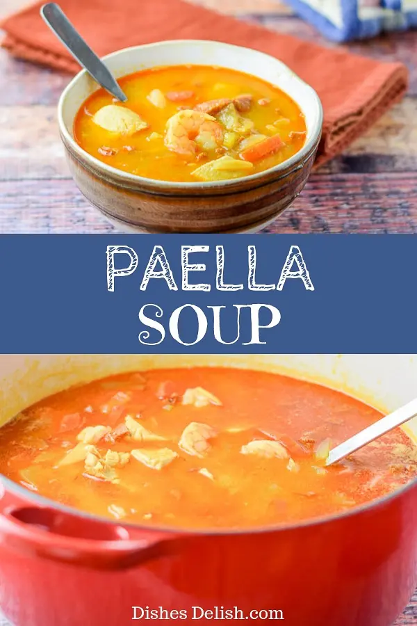 Paella Soup for Pinterest