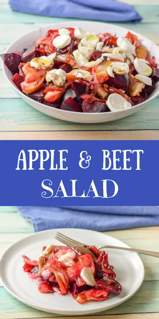 Apple and Beet Salad for Pinterest