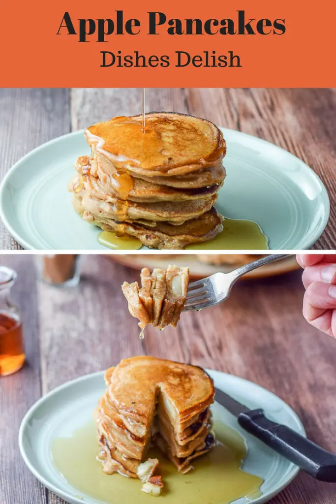 Bena's apple pancakes for Pinterest