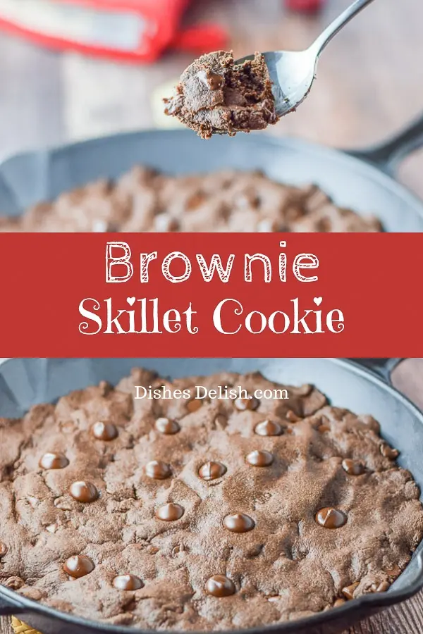 Brownie Skillet Cookie for Pinterest