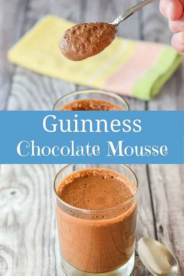 Guinness Chocolate Mousse for Pinterest