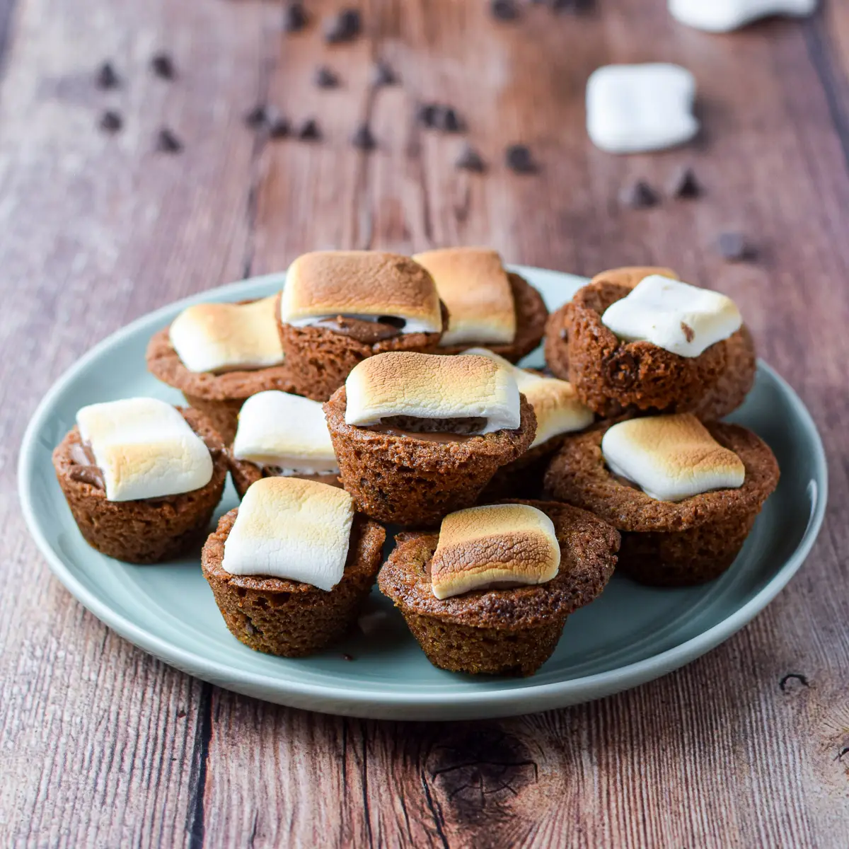 Mini S’mores Cookie Cups