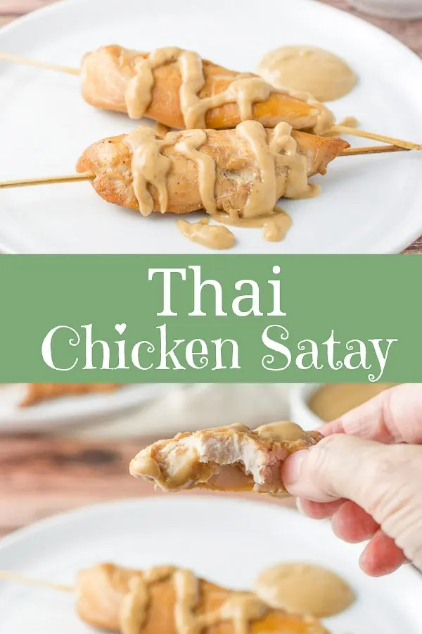Thai Chicken Satay for Pinterest