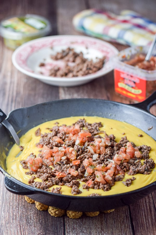 Beef Chile Con Queso Dip - One Of My Favorite Recipes - Dishes Delish