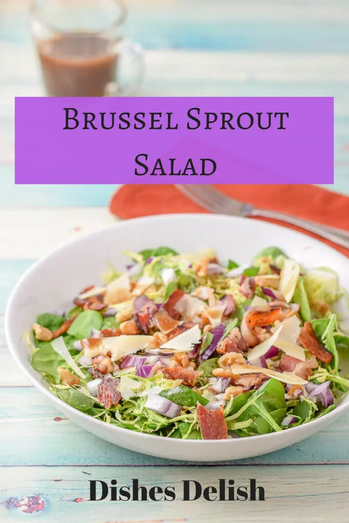 Brussel Sprout Salad for Pinterest