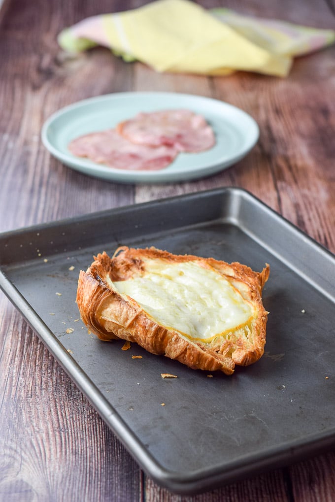 Croissant Sandwich with Ham, Eggs & Cheese Dishes Delish