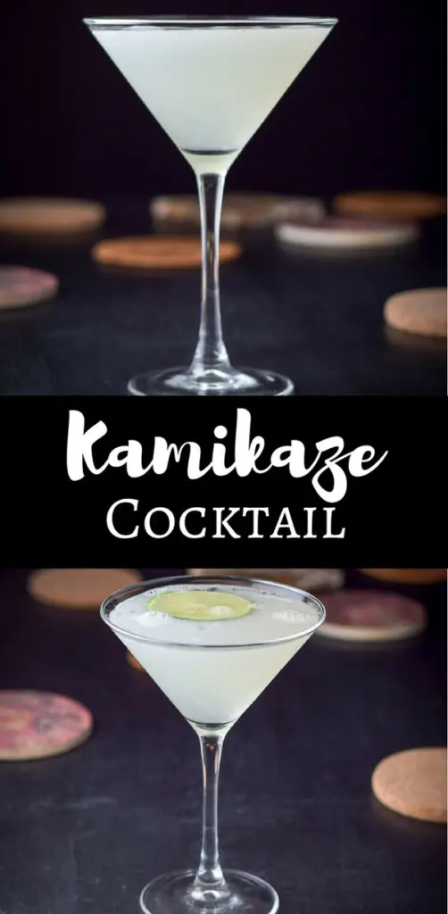 My Sister's Kamikaze Cocktail is yummy. It's a blast from the past cocktail and great to share at a party!