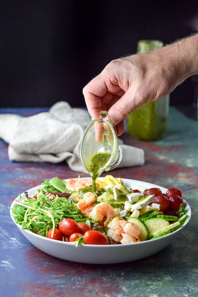 smorgasbord garlic shrimp salad