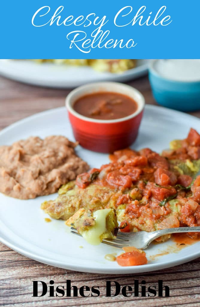 Cheese Chile Relleno for Pinterest