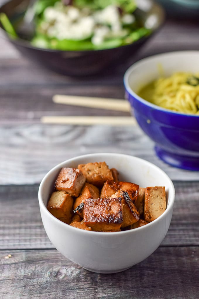 Soy Maple Tofu Sautéed & So Tasty Dishes Delish