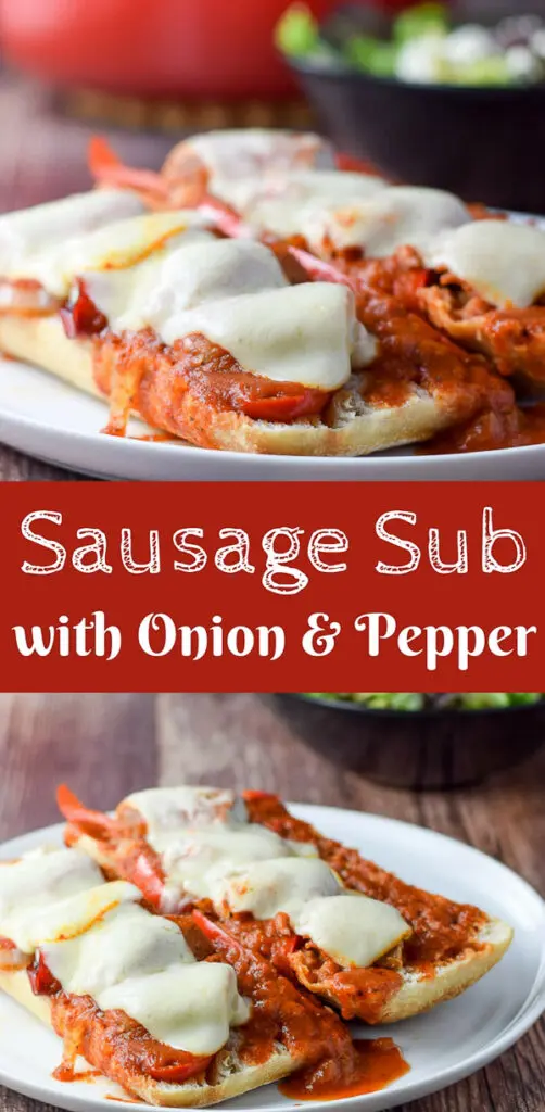 Sausage Sub | Onion & Pepper Extravaganza | Dishes Delish