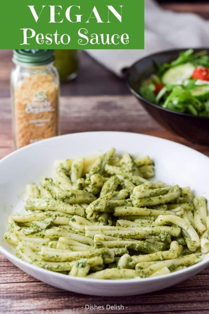 Vegan Pesto Sauce for Pinterest 2