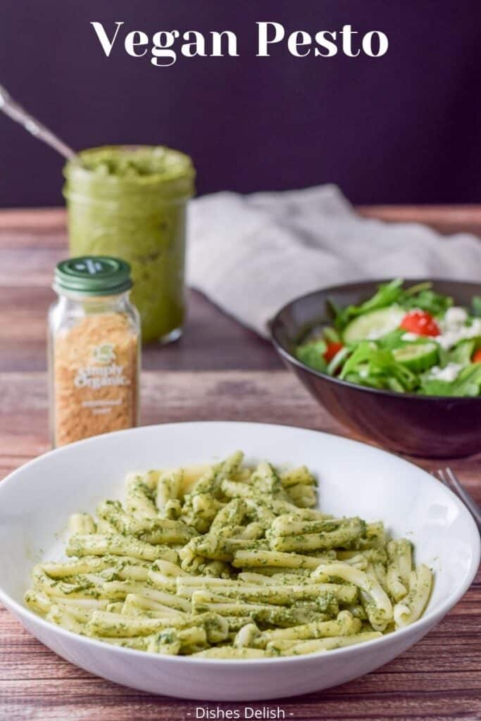 Vegan Pesto Sauce for Pinterest 4