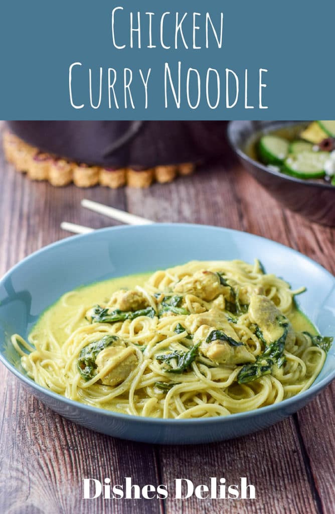 Chicken Curry Noodle for Pinterest