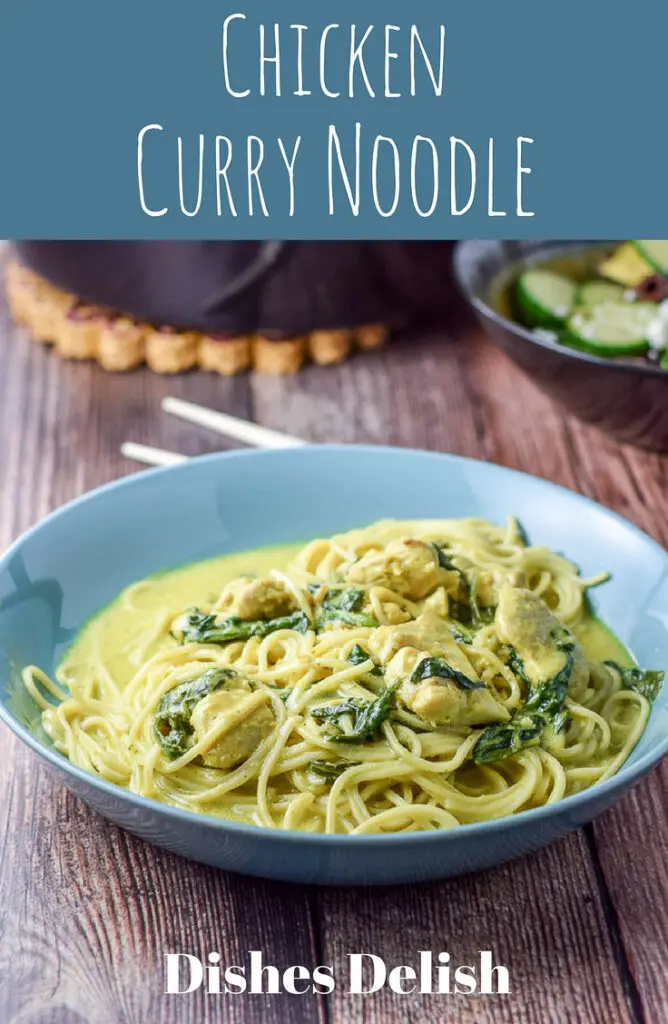 Chicken Curry Noodle for Pinterest
