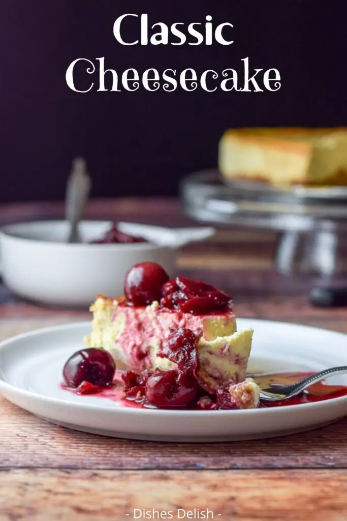 Classic New York Cheesecake for Pinterest 2