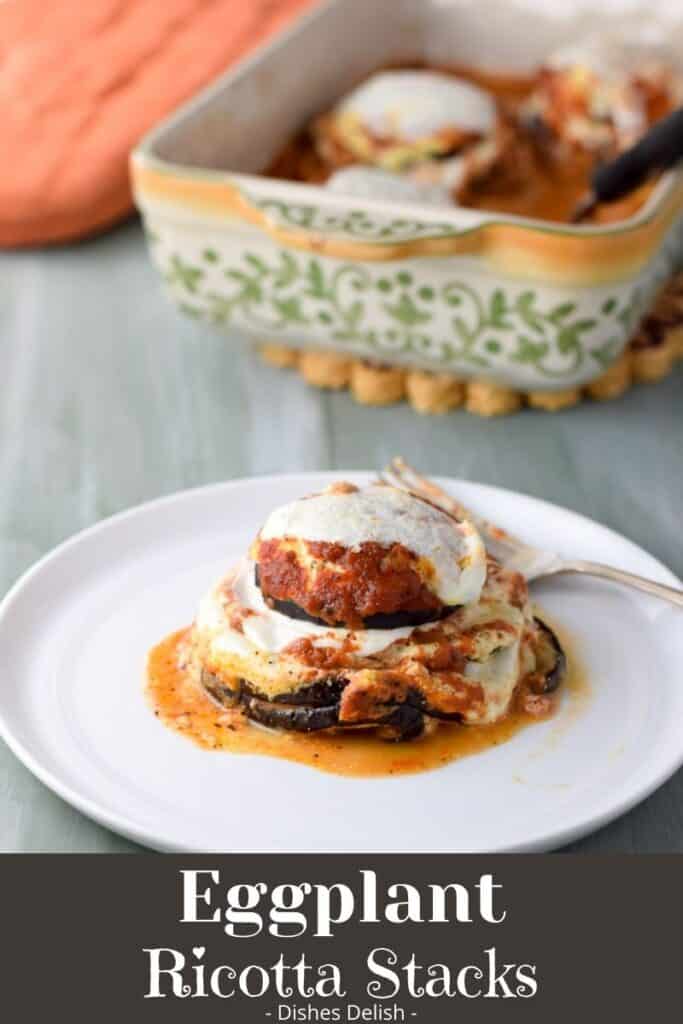 Eggplant Ricotta Stacks for Pinterest 4