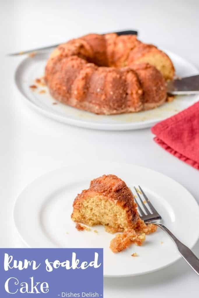 Rum Soaked Cake for Pinterest 5
