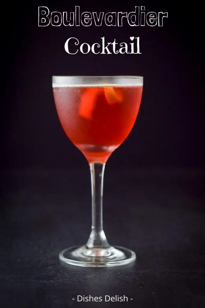 Boulevardier Cocktail for Pinterest 2