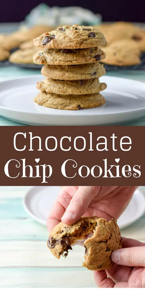 Chocolate Chip Cookies for Pinterest