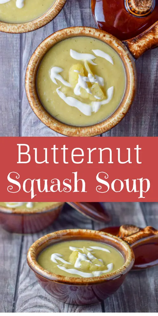 Butternut Squash Soup for Pinterest