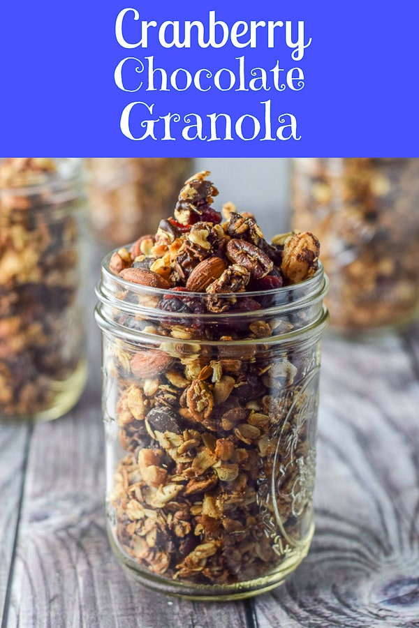 Cranberry Chocolate Granola for Pinterest 1