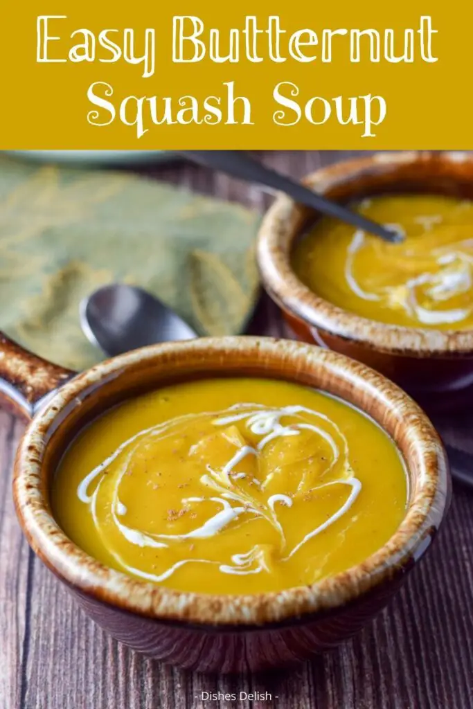 Easy Butternut Squash Soup for Pinterest 2