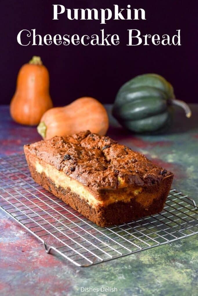 Pumpkin Cheesecake Bread for Pinterest 2