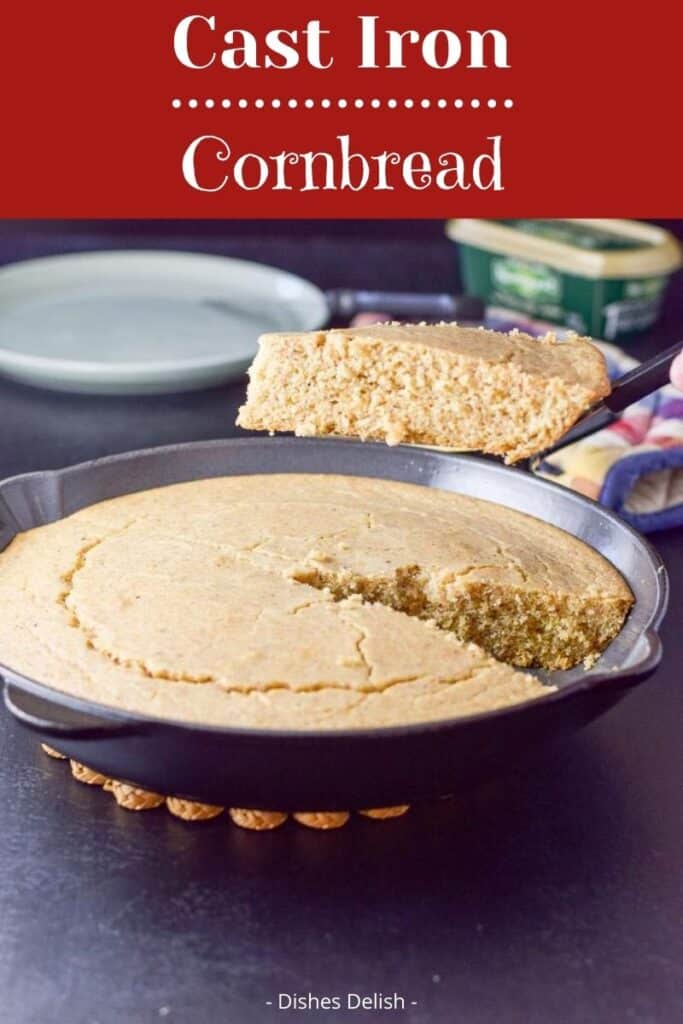Cast Iron Cornbread for Pinterest 2