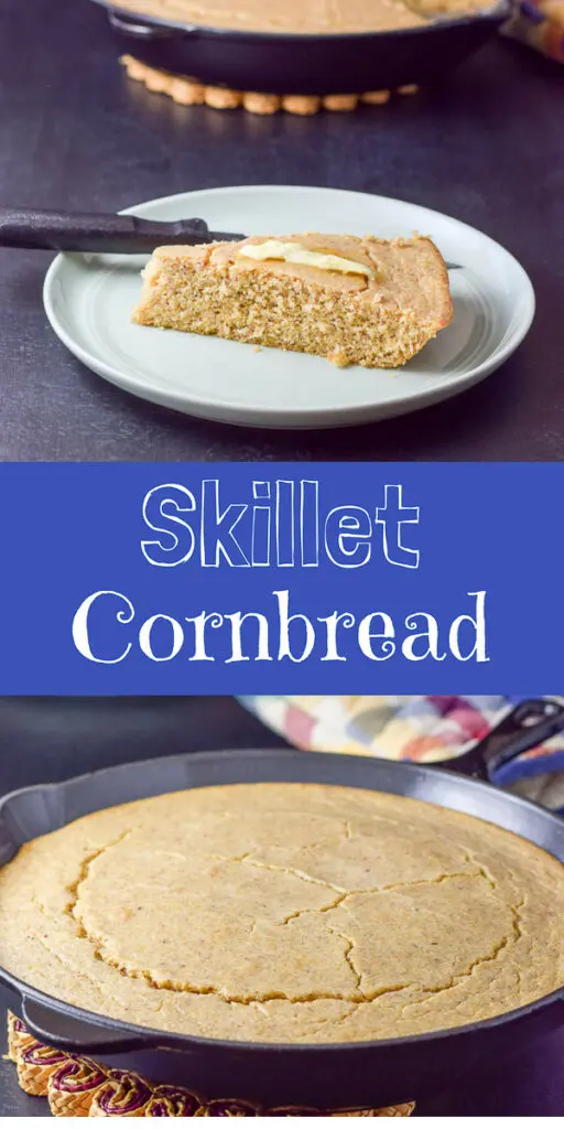 Skillet Cornbread for Pinterest