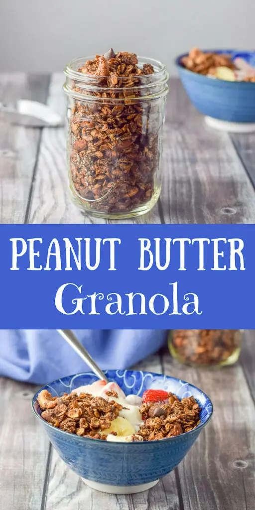 Peanut Butter Granola for Pinterest 1