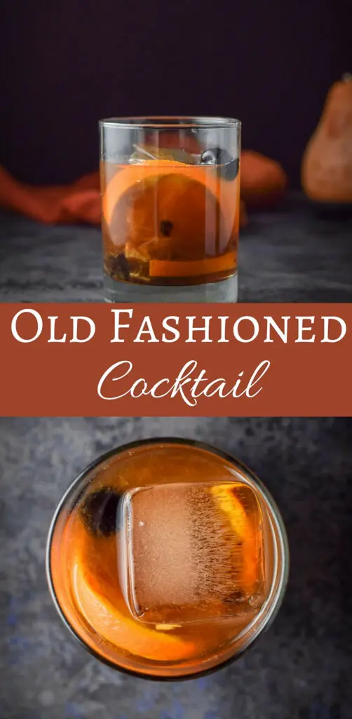 Old Fashioned Cocktail for Pinterest 1