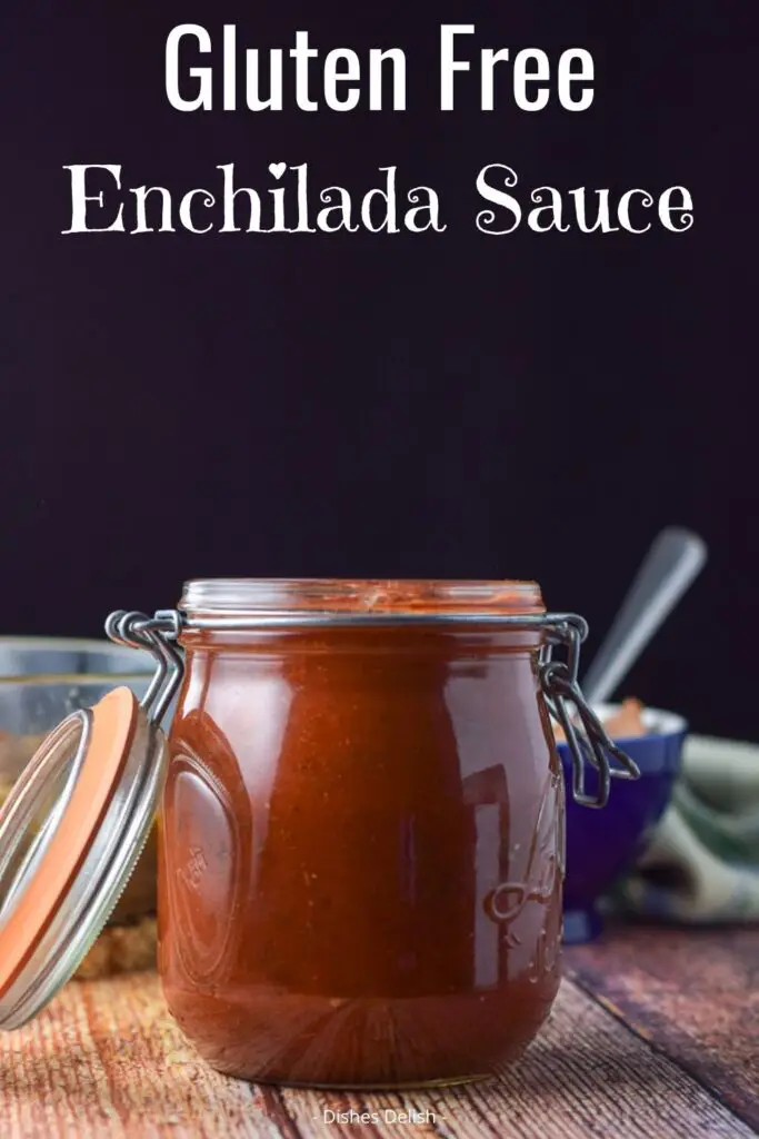 Gluten Free Enchilada Sauce Sauce for Pinterest 3