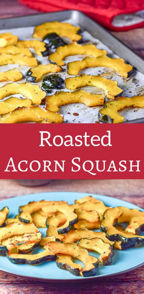 Roasted Acorn Squash for Pinterest