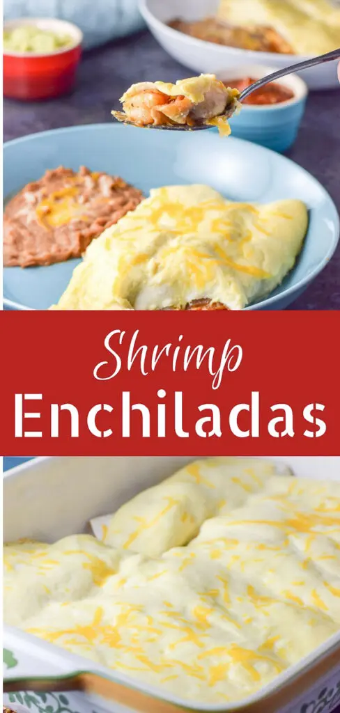 Shrimp Enchiladas for Pinterest