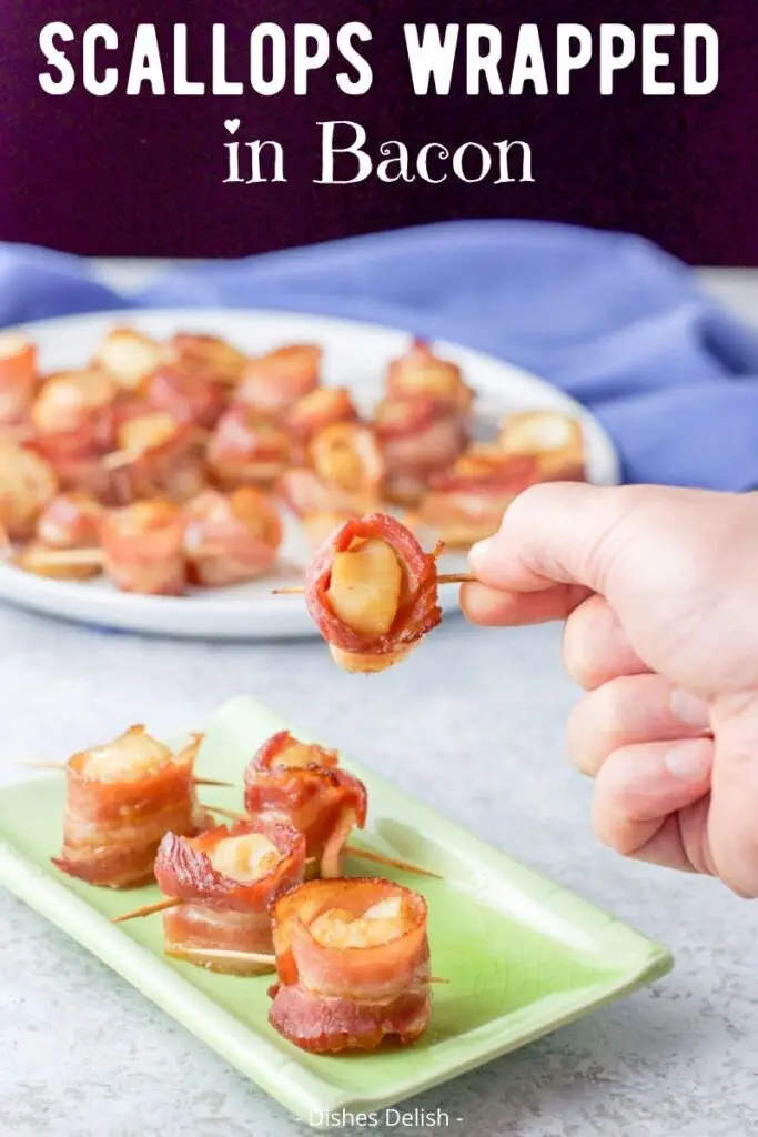 Bacon wrapped Scallops for Pinterest 3