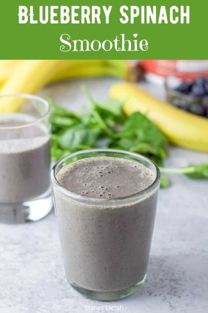 Blueberry Banana Spinach Soothie for Pinterest 3
