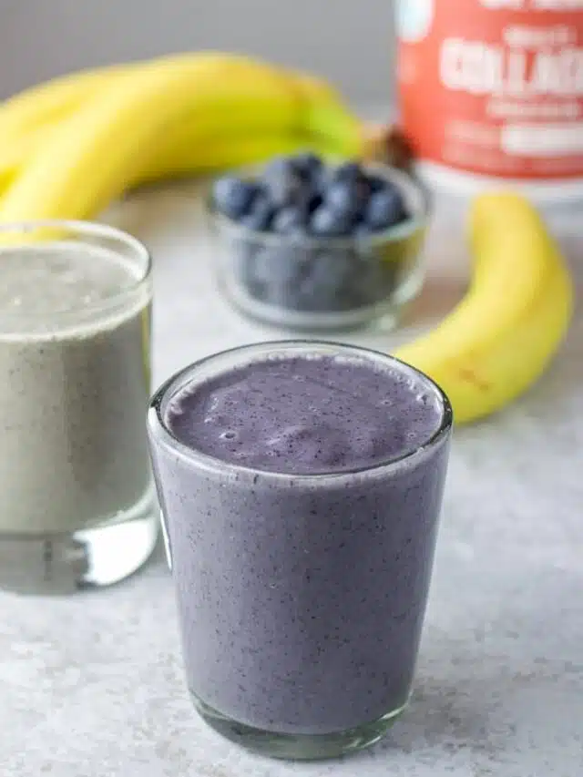 How to Make Blueberry Banana Spinach Smoothie