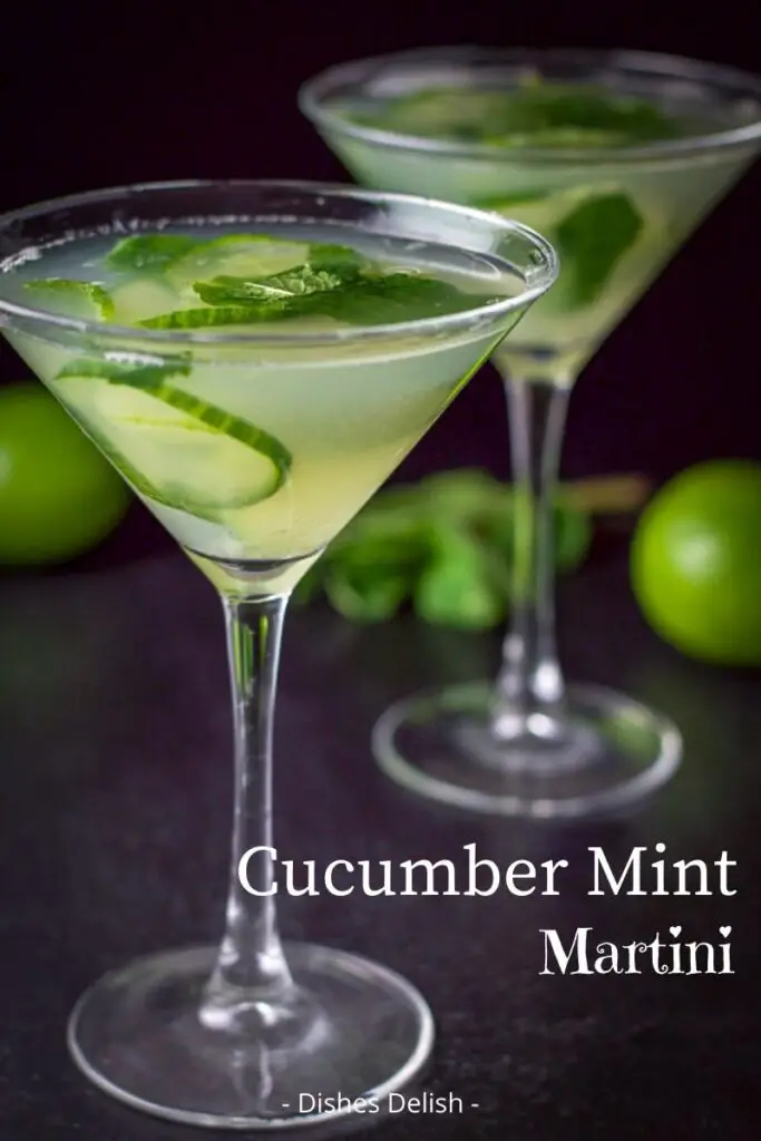 Cucumber Mint Martini for Pinterest 3